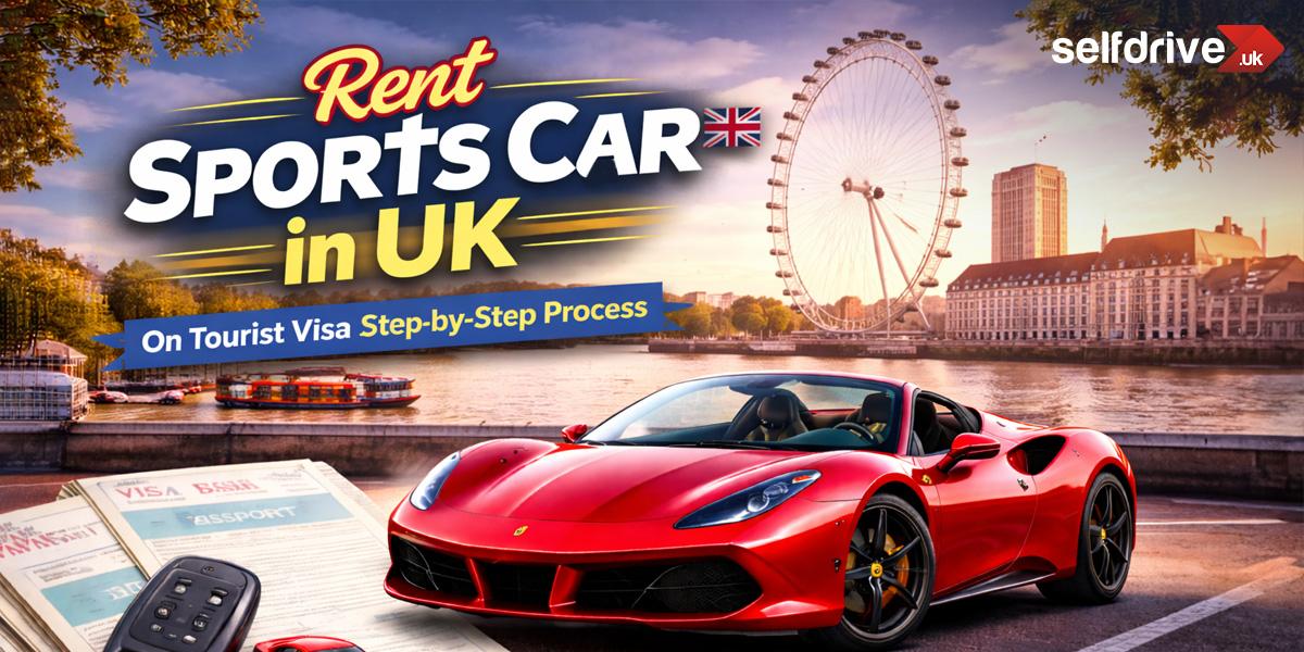 Rent Sports Car In UK On Tourist Visa: Step-by-Step Process