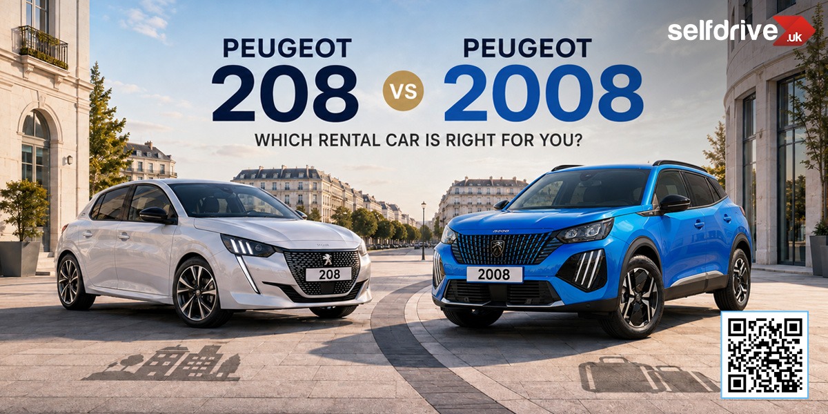 Peugeot 208 vs Peugeot 2008: Which Rental Car is Right for You?